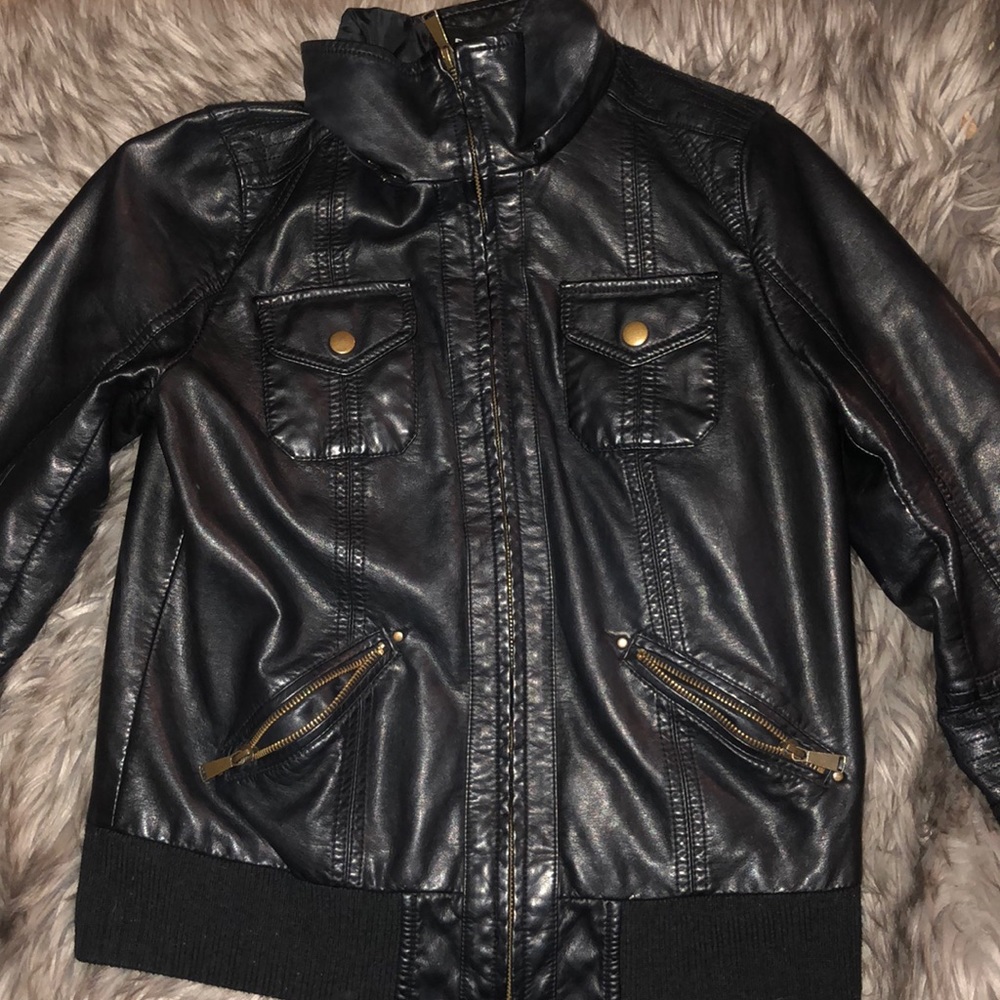 Leather jacket